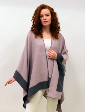 Two-Tone Soft Reversible Cape